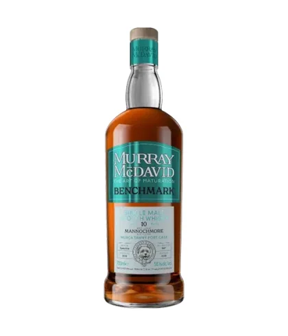 Fles Murray McDavid Benchmark Mannochmore 10 Years Old 2016, whisky, bij slijterij t Bockje in Bathmen