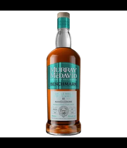Fles Murray McDavid Benchmark Mannochmore 10 Years Old 2016, whisky, bij slijterij t Bockje in Bathmen