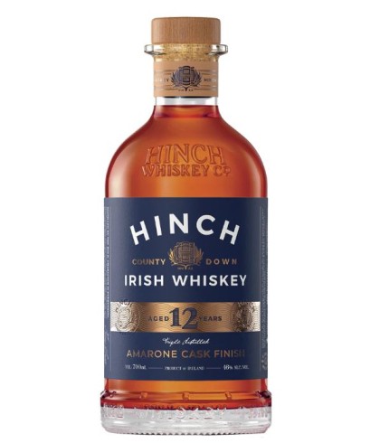 Fles Hinch 12 Years Old Amarone Cask Finish, whisky, op voorraad bij slijterij ’t Bockje in Bathmen