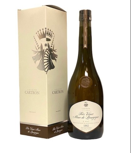 Fles Cartron Marc de Bourgogne 8 Ans, marc de bourgogne, bij slijterij t Bockje in Bathmen