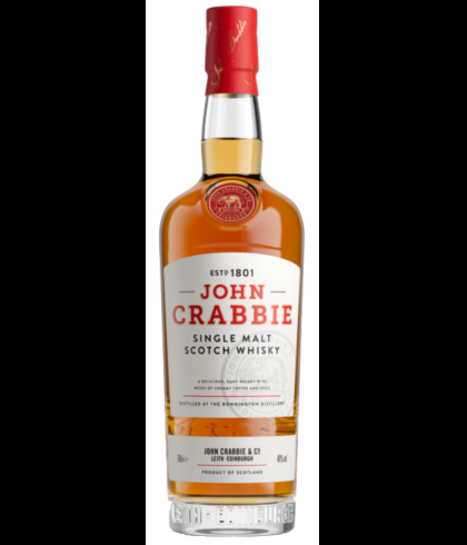 Fles John Crabbie Virgin Oak Casks Matured, whisky, op voorraad bij slijterij t Bockje in Bathmen