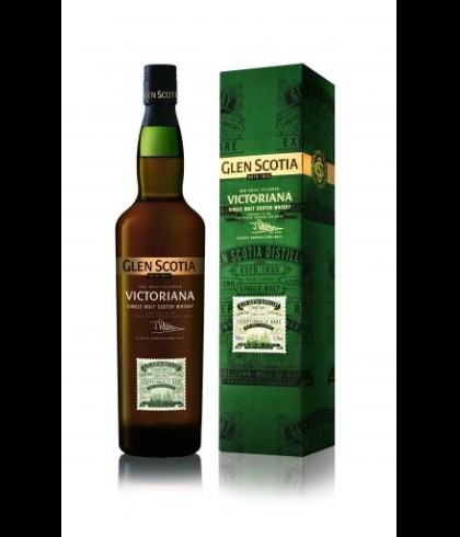 Fles Glen Scotia Victoriana, single malt whisky, op voorraad bij slijterij t Bockje in Bathmen