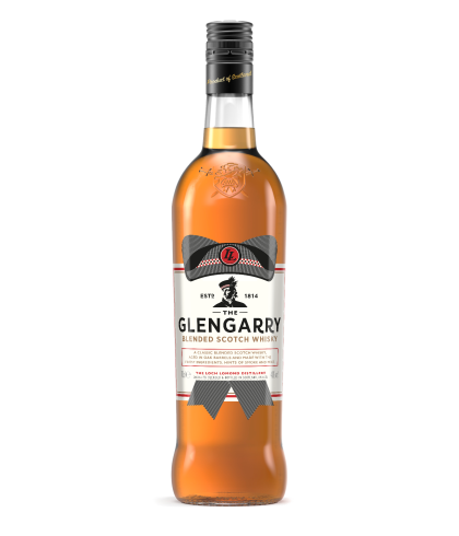 Fles Glengarry Highland Scotch Blended Whisky, whisky, bij slijterij t Bockje in Bathmen