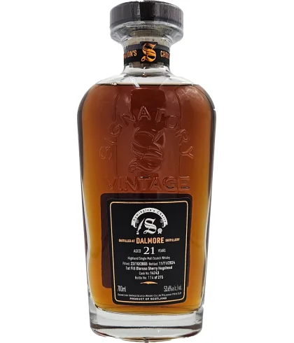 Fles Dalmore 2003 Signatory Symington's Choice 21 Years Old, enkel vat gebotteld door Signatory Vintage, op voorraad bij slijterij t Bockje in Bathmen