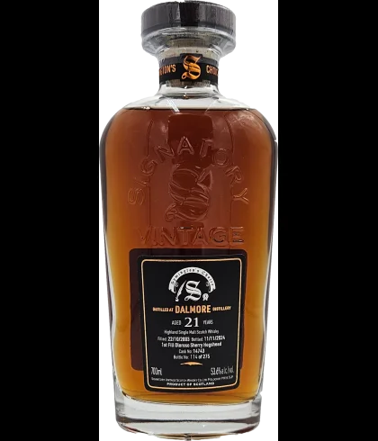 Fles Dalmore 2003 Signatory Symington's Choice 21 Years Old, enkel vat gebotteld door Signatory Vintage, op voorraad bij slijterij t Bockje in Bathmen