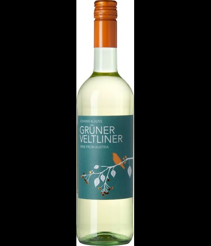 Fles Johann Klauss Gruner Veltliner, wijn op voorraad bij slijterij t Bockje in Bathmen