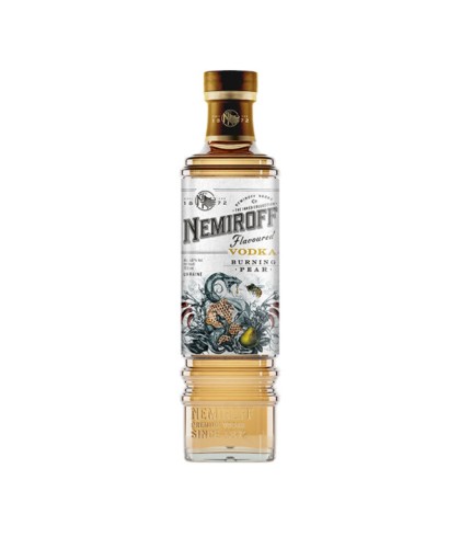 Wodka Nemiroff Vodka Burning Pear van Nemiroff, bij slijterij ’t Bockje in Bathmen