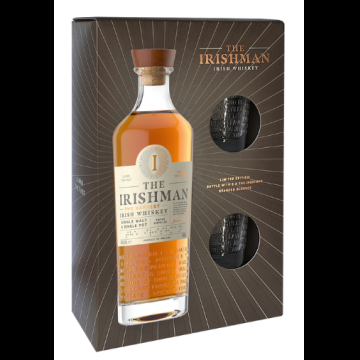 The Irishman The Harvest Geschenkverpakking met 2 Glazen