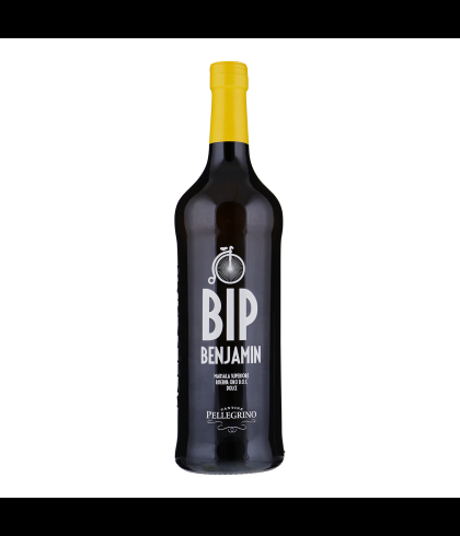 Fles Pellegrino BIP Benjamin Marsala Superiore Riserva Oro, marsala uit Sicilie, bij slijterij t Bockje in Bathmen