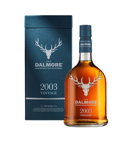 Fles The Dalmore Vintage 2003, single malt whisky, op voorraad bij slijterij t Bockje in Bathmen