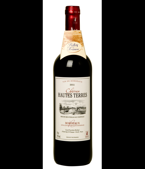 Château Hautes Terres Bordeaux rouge, wijn bij t Bockje in Bathmen