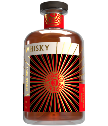 Fles Jopen Single Malt Whisky, whisky, op voorraad bij slijterij t Bockje in Bathmen