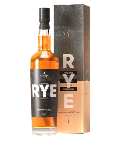 Fles Slyrs Beierse Rye Whisky, Beierse single malt whisky, op voorraad bij slijterij t Bockje in Bathmen