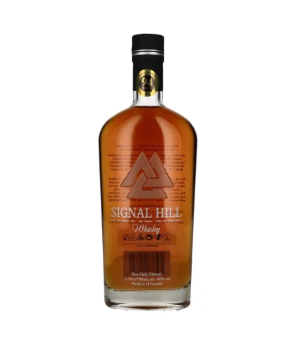 Fles Signal Hill Canadian Whisky, whisky, op voorraad bij slijterij ’t Bockje in Bathmen