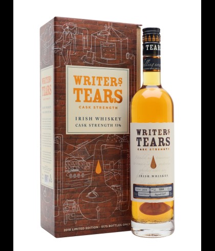 Fles Writers Tears Cask Strength 2018 Limited Edition, Ierse whiskey van Walsh Whiskey, op voorraad bij slijterij t Bockje in Bathmen
