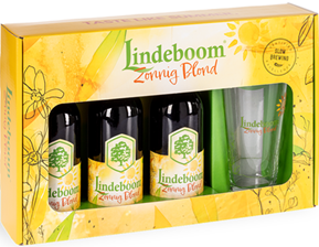 Flasche Lindeboom Zonnig Blond Geschenkverpakking, bier van Lindeboom