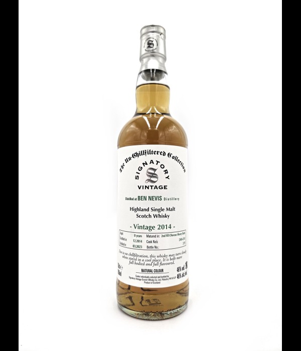 Signatory Unchilfiltered Ben Nevis 2014/2023 bij t Bockje in Bathmen