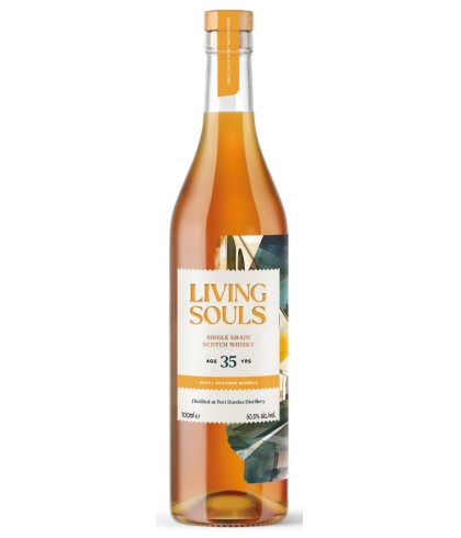 Fles whisky van bottelaar Living Souls, op voorraad bij slijterij t Bockje in Bathmen