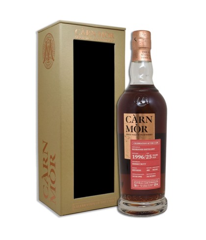 Fles Càrn Mòr Benrinnes 25Y 1996 #962101, single malt whisky, op voorraad bij slijterij t Bockje in Bathmen