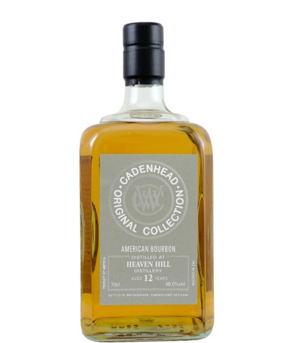 Fles Cadenhead’s Heaven Hill 12 Years Old Bourbon, single malt whisky, op voorraad bij slijterij t Bockje in Bathmen
