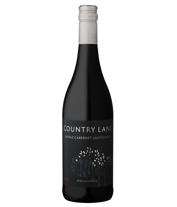 Country Lane Shiraz-Cabernet Sauvignon, Stellenbosch-Zuid Afrika, wijn bij t Bockje in Bathmen