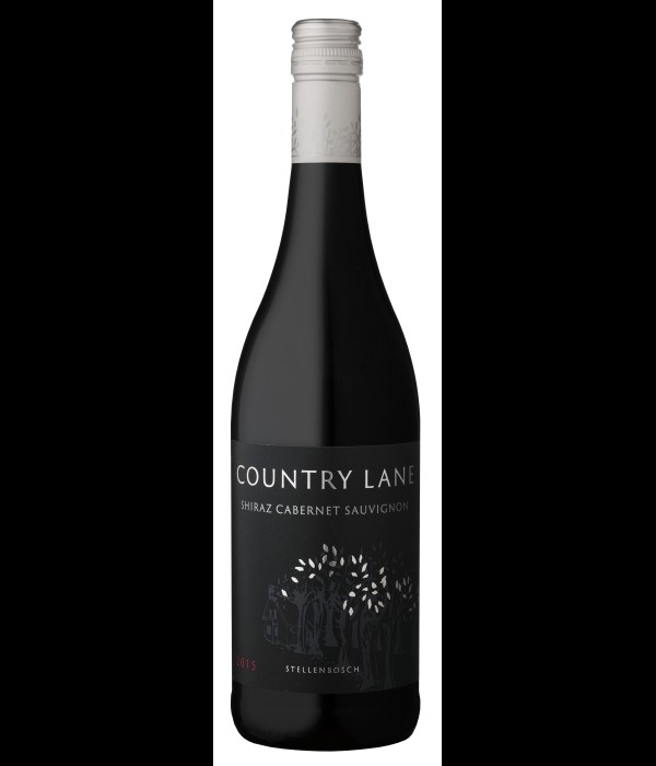Country Lane Shiraz-Cabernet Sauvignon, Stellenbosch-Zuid Afrika, wijn bij t Bockje in Bathmen