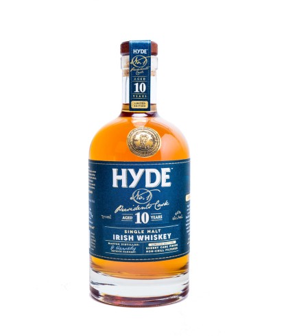 Fles Hyde 10 Years Old Single Malt, single malt whisky, op voorraad bij slijterij t Bockje in Bathmen