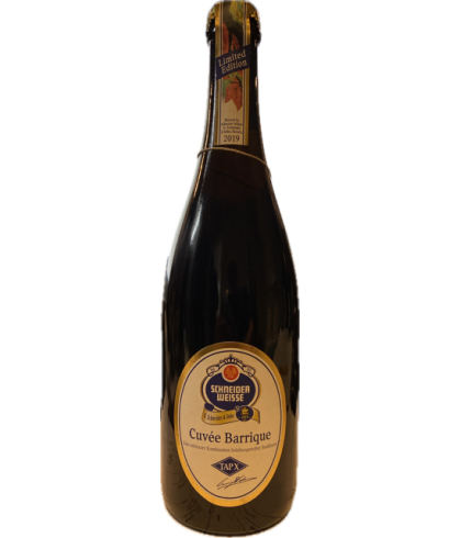 Schneider Weisse Cuvee Barrique 2018 Limited Edition, bier op voorraad bij slijterij t Bockje in Bathmen