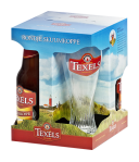 Biergeschenk Rondje Texels Skuumkoppe 3 flesjes + glas