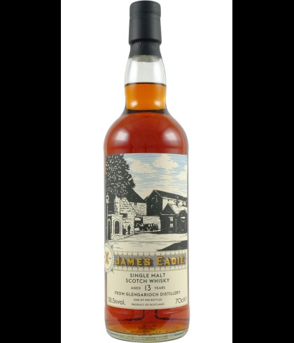 Fles single malt van bottelaar James Eadie, op voorraad bij slijterij t Bockje in Bathmen
