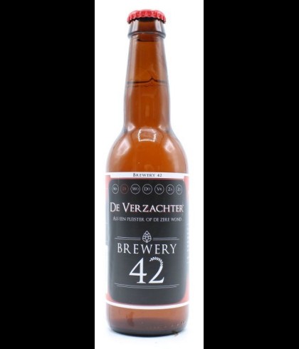 Fles Brewery 42 De Verzachter, bier van Brewery 42, bij slijterij t Bockje in Bathmen
