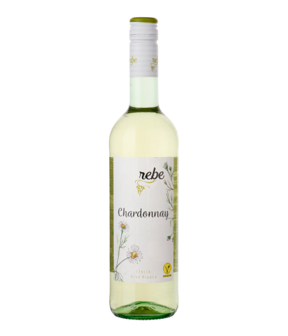 Fles Rebe Chardonnay, wijn op voorraad bij slijterij t Bockje in Bathmen