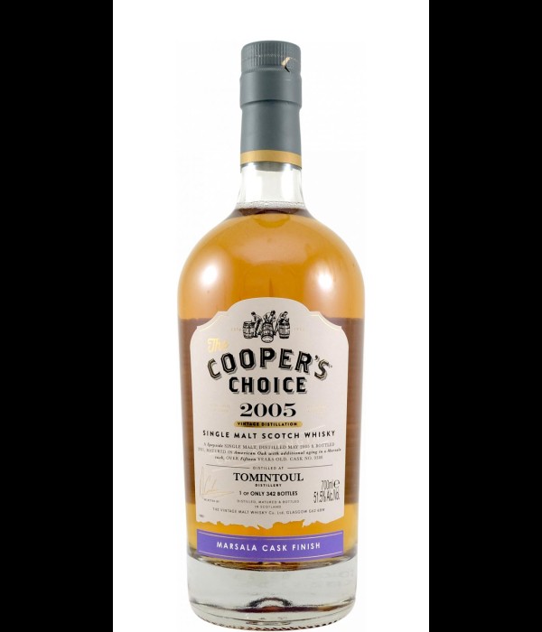 Cooper’s Choice 15 Years Old Tomintoul 2005 bij t Bockje in Bathmen
