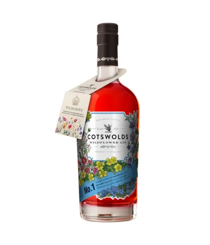 Cotswolds No.1 Wildflower Gin, gin bij t Bockje in Bathmen