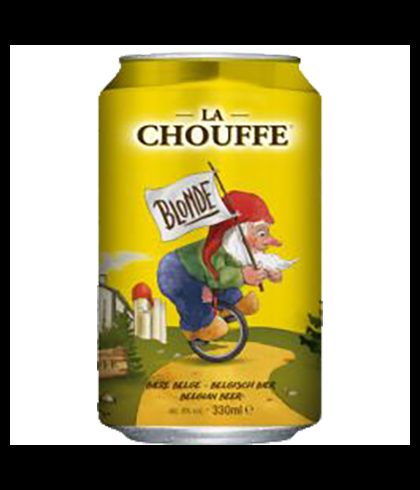 Brasserie d'Achouffe La Chouffe Blond, bier op voorraad bij slijterij t Bockje in Bathmen