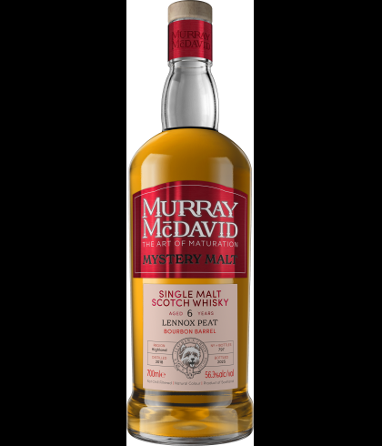 Fles Schotse whisky van bottelaar Murray McDavid, op voorraad bij slijterij t Bockje in Bathmen