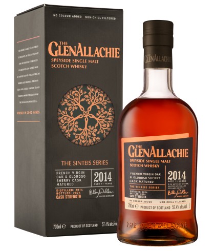 Fles GlenAllachie Sinteis Series Part III 11 Years Old, single malt whisky, op voorraad bij slijterij t Bockje in Bathmen
