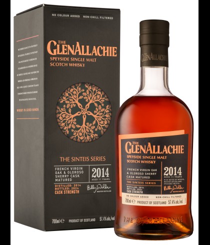 Fles GlenAllachie Sinteis Series Part III 11 Years Old, single malt whisky, op voorraad bij slijterij t Bockje in Bathmen