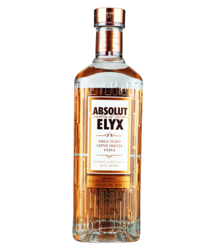 Wodka Absolut Elyx van Absolut, bij slijterij ’t Bockje in Bathmen