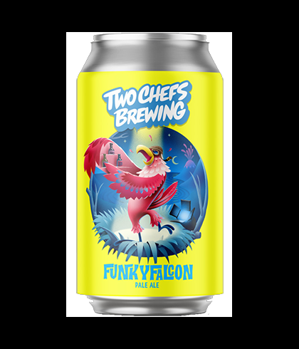 Two Chefs Brewing Funky Falcon, bier op voorraad bij slijterij t Bockje in Bathmen