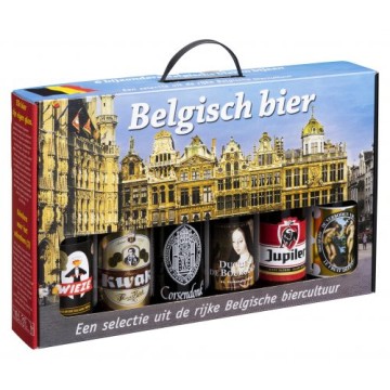 Geschenkverpakking 6 Belgische Bieren