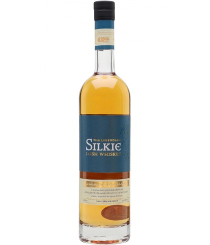 Fles Silkie The legendary Irish Whiskey, whisky, bij slijterij ’t Bockje in Bathmen
