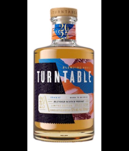 Fles Turntable Track 07 Born to be Wild, Schotse blended whisky van Turntable uit Glasgow, op voorraad bij slijterij t Bockje in Bathmen