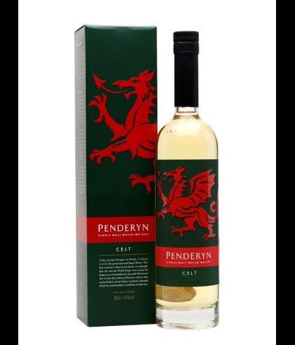 Fles Penderyn Celt, Welshe single malt whisky, op voorraad bij slijterij t Bockje in Bathmen