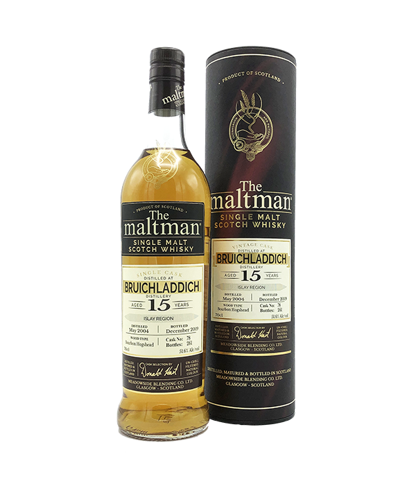 THE MALTMAN 15 Years Old Bruichladdich 2004 bij t Bockje in Bathmen