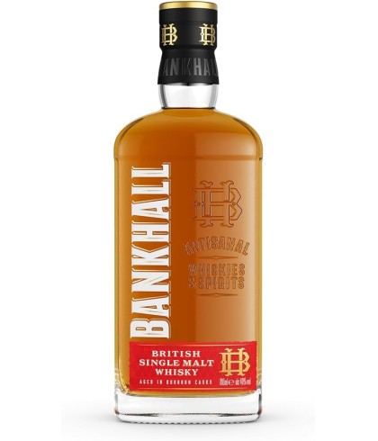Fles Bankhall British Single Malt, whisky, op voorraad bij slijterij t Bockje in Bathmen