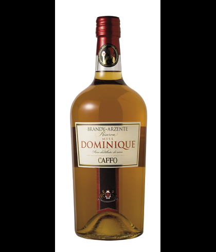 Caffo Miss Dominique Brandy Arzente Riserva, op voorraad bij slijterij t Bockje in Bathmen