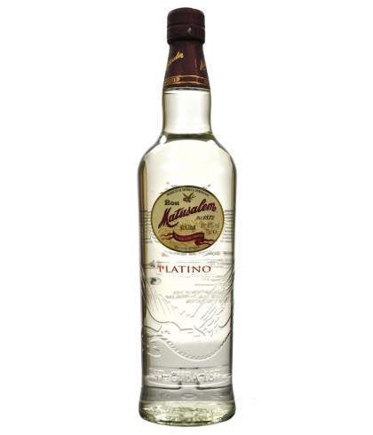 Fles Matusalem rum Platino, rum, op voorraad bij slijterij t Bockje in Bathmen