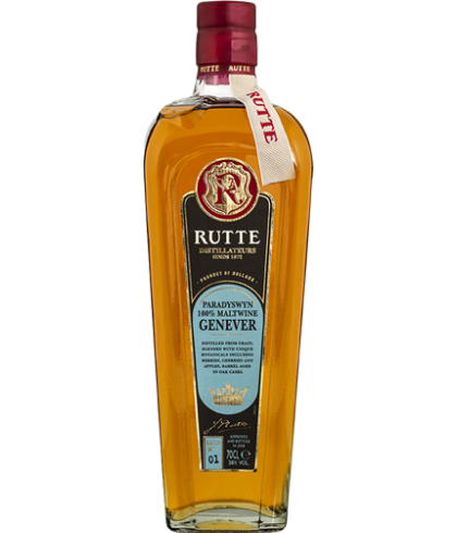 Rutte Paradyswyn 100% Maltwine Genever, jenever bij slijterij t Bockje in Bathmen
