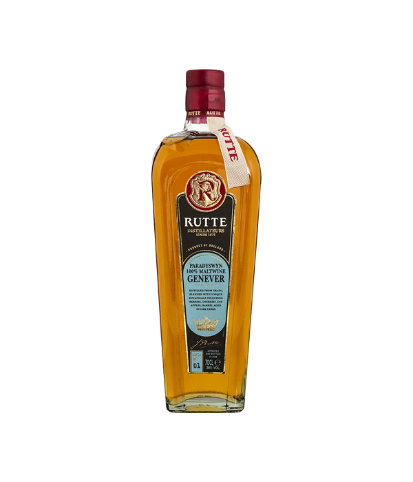 Rutte Paradyswyn 100% Maltwine Genever bij t Bockje in Bathmen